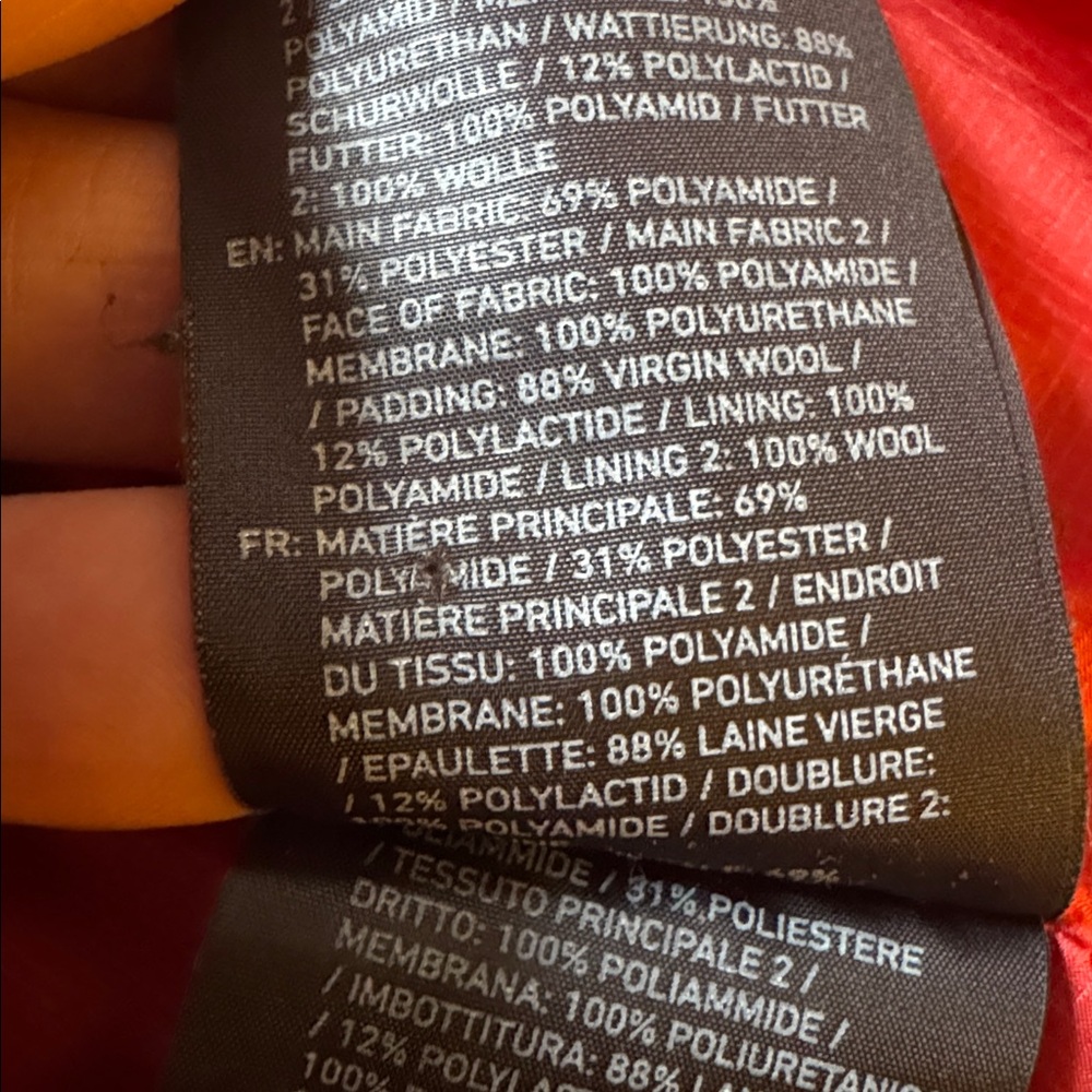 Ortovox Swisswool Verbier parka wool ski jacket berry red women’s large amazing - Picture 10 of 16
